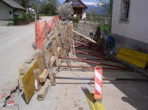 Podporni zid Podbrezje 6
